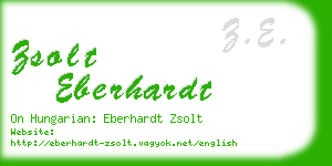 zsolt eberhardt business card